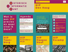 Tablet Screenshot of historischdenhaag.nl